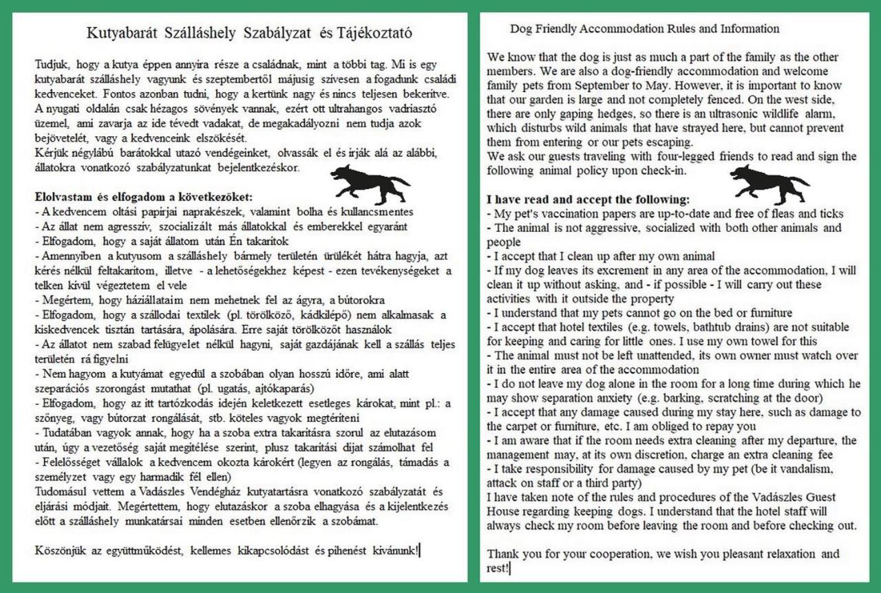 Vadaszles Vendeghaz Bukkszentmarton Bagian luar foto